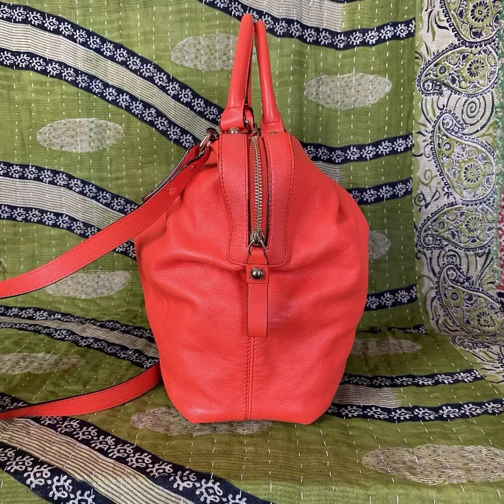 Kate Spade Flame Red Five Points Camille Large Crossbody/ Shoulder Bag